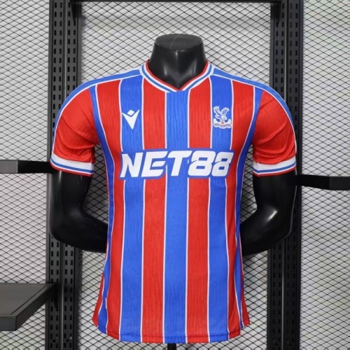 Palace Football Shirt Player Version 2025-2026 Crystal Palace Home Soccer Jersey