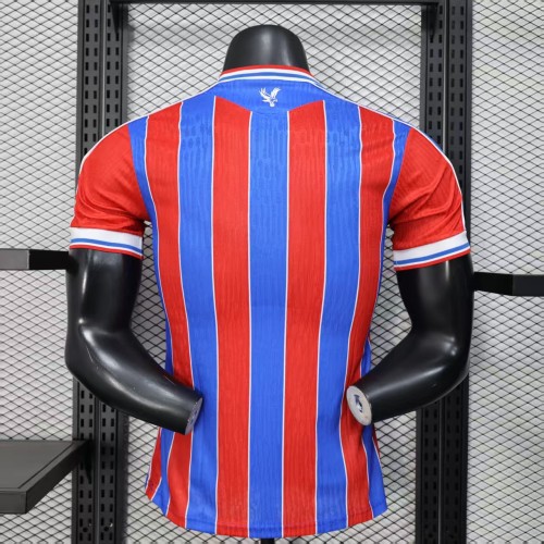 Palace Football Shirt Player Version 2025-2026 Crystal Palace Home Soccer Jersey