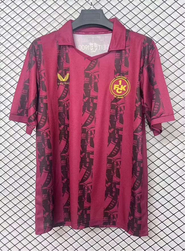 Fan Version 2025-2026 1. FC Kaiserslautern 125th Years Anniversary Soccer Jersey Football Shirt