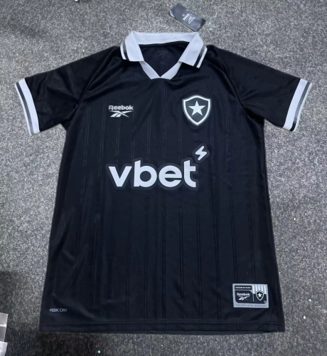 Fan Version 2025-2026 Botafogo Away Black Soccer Jersey Football Shirt