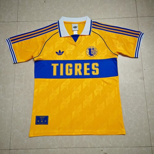 Fan Version 2025-2026 Tigres UANL Yellow Souvenir Soccer Jersey Football Top