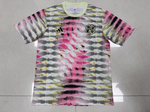 Fan Version 2025-2026 Celtic Colorful Soccer Traininng Jersey Football Shirt