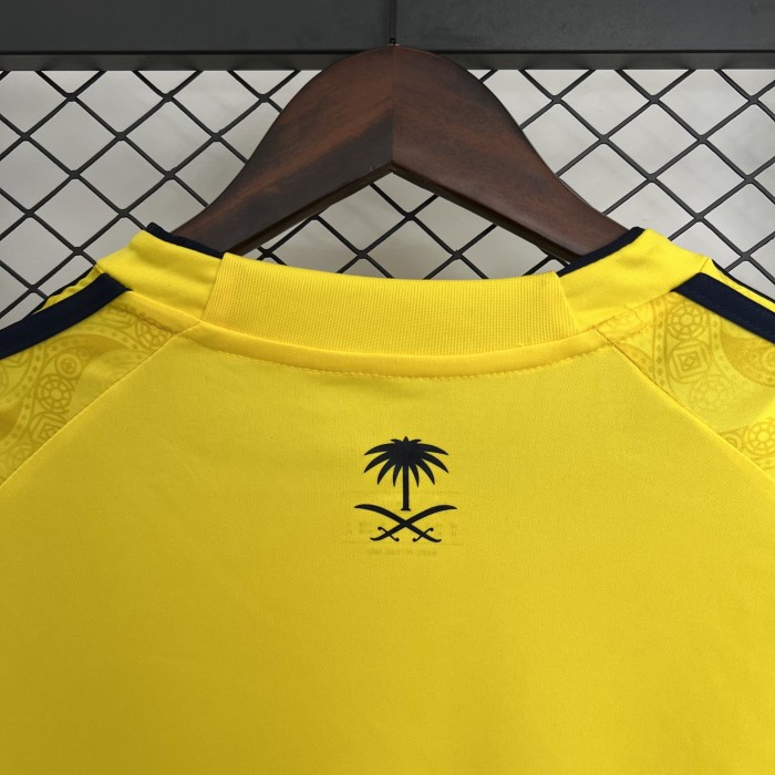 Fans Version 2025-2026 Al Nassr Home Soccer Jersey Riyadh Victory Football Shirt