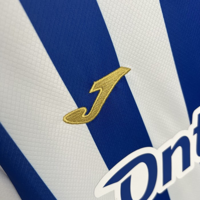with Sponor Logo Fans Version 2025-2026 Leganes Home Soccer Jersey Leganés Football Shirt
