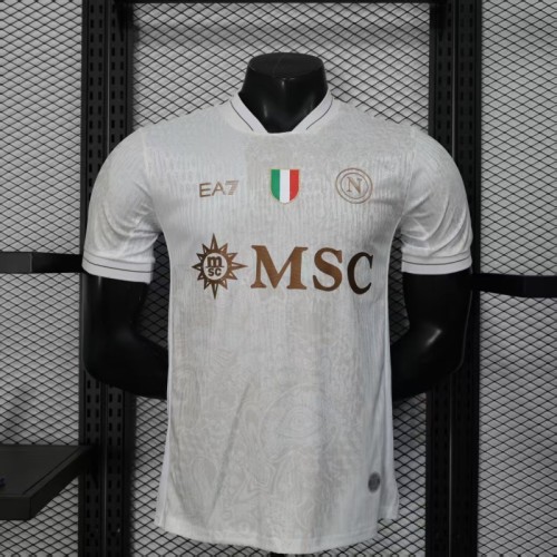 with Scudetto Patch Player Version 2025-2026 Calcio Napoli Away Football Shirt Napoles Soccer Jersey