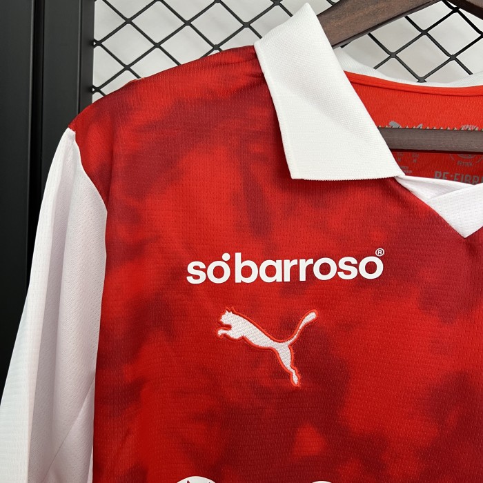Fans Version 2025-2026 Braga Home Soccer Jersey Football Shirt