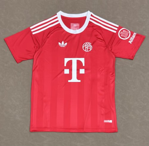 Fan Version 2025-2026 Bayern Munich Red Goalkeeper Soccer Jersey Bayern Munchen Football Shirt