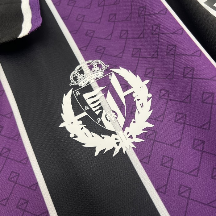 with LALIGA Patch Fans Version 2025-2026 Real Valladolid Away Soccer Jersey