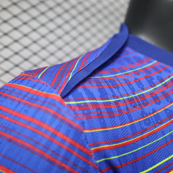 Barca Camisetas de Futbol Player Version 2025-2026 Barcelona Colorful Soccer Training Jersey Football Pre-match Top