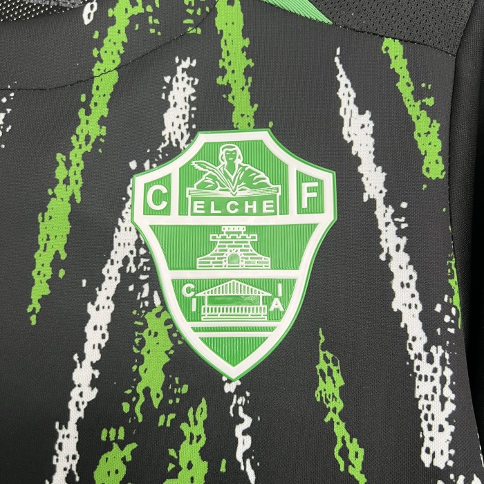 Fans Version 2025-2026 Elche Away Blue Soccer Jersey Football Shirt