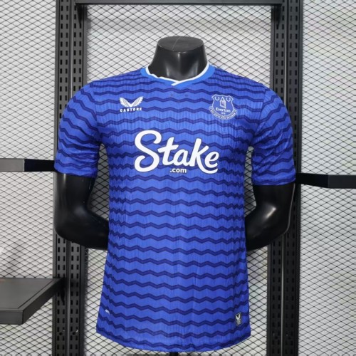 Player Version 2025-2026 Everton Home Soccer Jersey Football Shirt