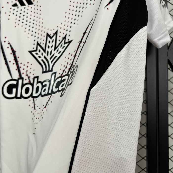 Fan Version 2025-2026 Albacete Balompié Home Soccer Jersey Football Shirt