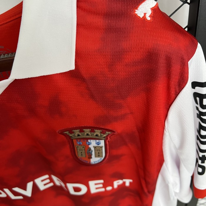Fans Version 2025-2026 Braga Home Soccer Jersey Football Shirt