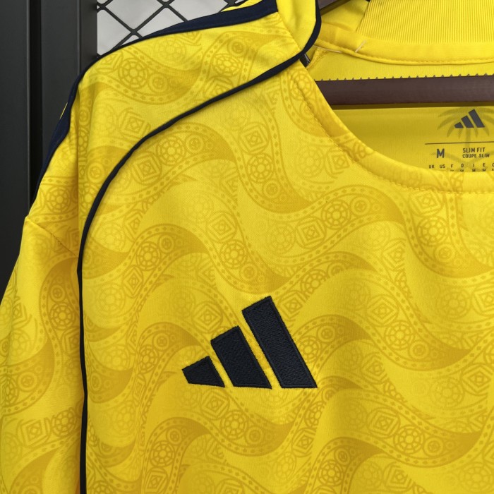 Fans Version 2025-2026 Al Nassr Home Soccer Jersey Riyadh Victory Football Shirt