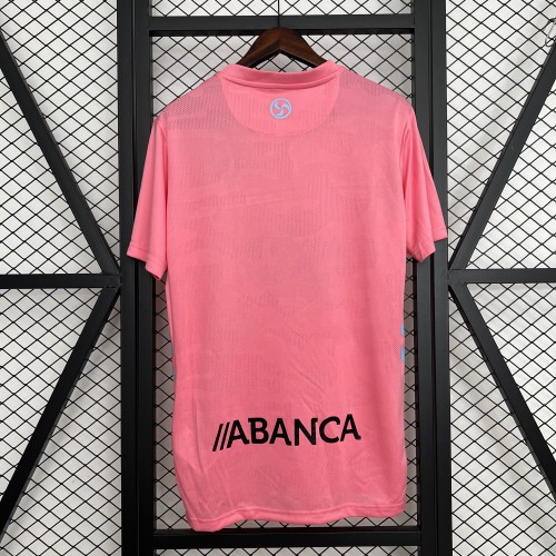 with LALIGA Patch Fans Version 2025-2026 Celta de Vigo Third Away Pink Soccer Jersey Football Shirt