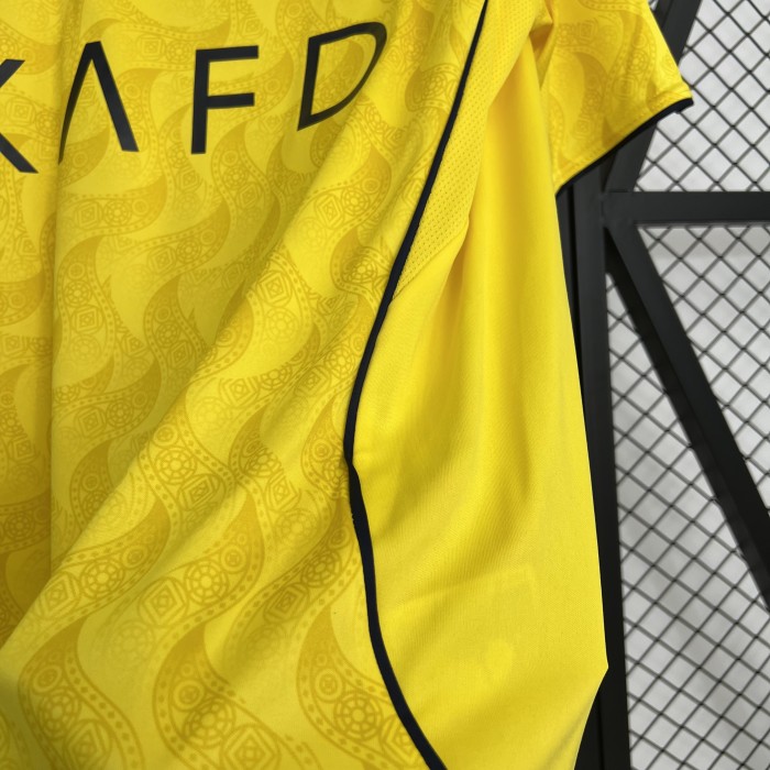 Fans Version 2025-2026 Al Nassr Home Soccer Jersey Riyadh Victory Football Shirt