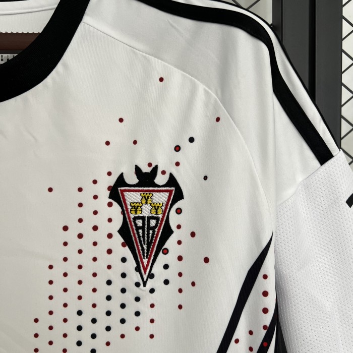 Fan Version 2025-2026 Albacete Balompié Home Soccer Jersey Football Shirt