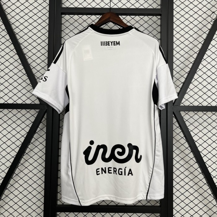 Fan Version 2025-2026 Albacete Balompié Home Soccer Jersey Football Shirt