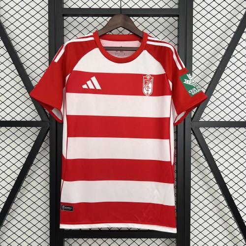 Fan Version 2025-2026 Granada Home Soccer Jersey Football Shirt