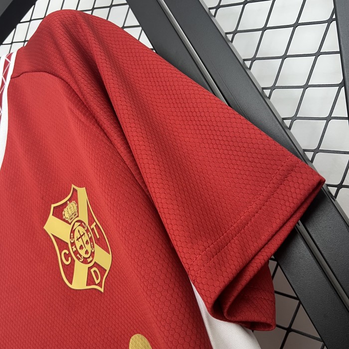Fan Version 2025-2026 Tenerife Away Red Soccer Jersey Tenerice Football Shirt