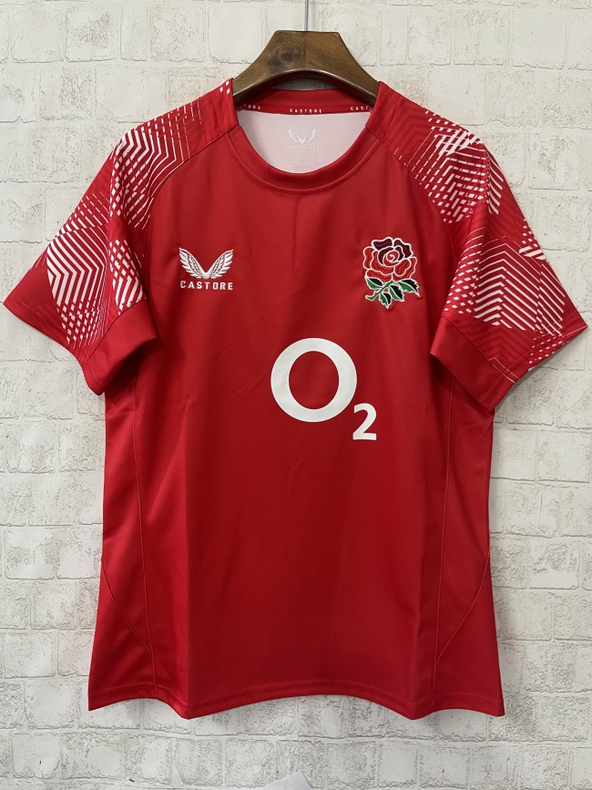 2025 England Red Rugby Jersey