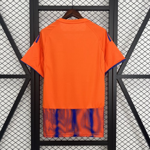 Fan Version 2025-2026 Schalke 04 Third Away Orange Soccer Jersey Football Shirt