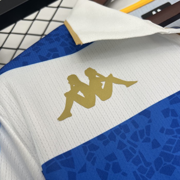 with LALIGA Patch Fan Version 2025-2026 Deportivo La Coruna Home Soccer Jersey Camisetas de Futbol