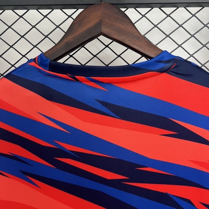 Fans Version 2025-2026 Club Universidad de Chile Orange/Blue Soccer Training Jersey Football Shirt