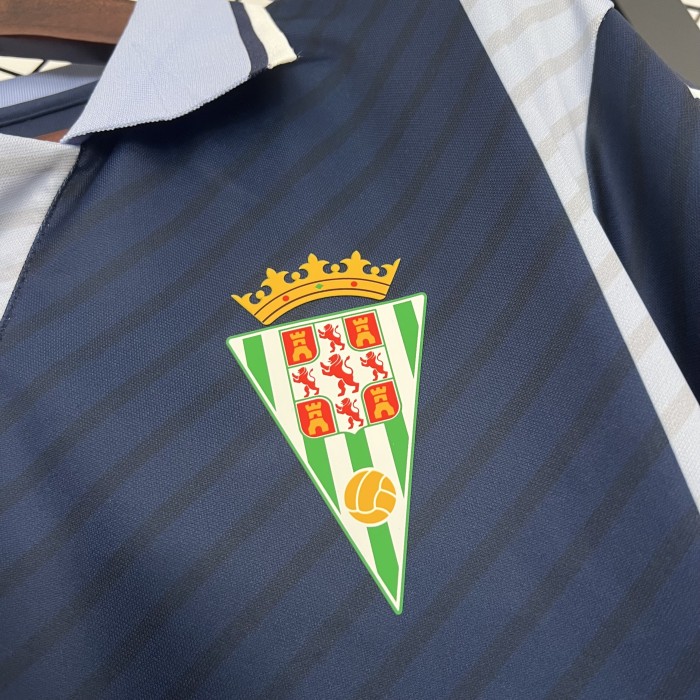 with Sponor Logo Fan Version 2025-2026 Córdoba Away Soccer Jersey Cordoba Cordoba Football Shirt