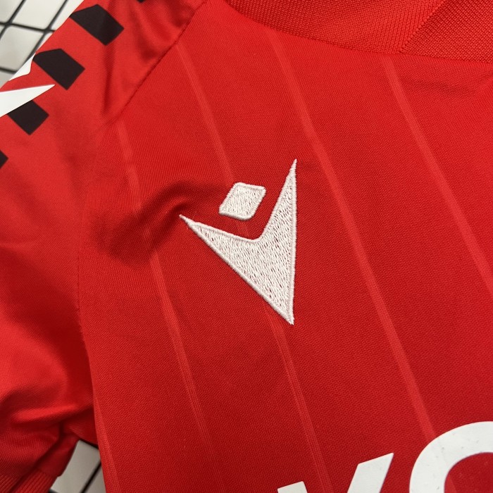 Youth Uniform Kids Kit Osasuna 2025-2026 Home Soccer Jersey Shorts Child Football Set