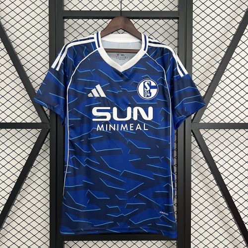 Fan Version 2025-2026 Schalke 04 Home Soccer Jersey Football Shirt