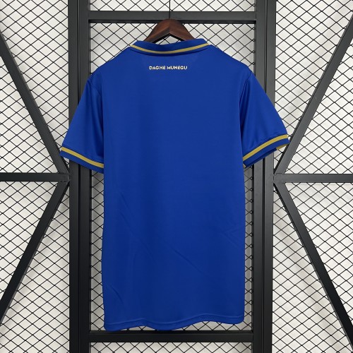 Fan Version 2025-2026 AS Monaco Away Blue Soccer Jersey Football Shirt