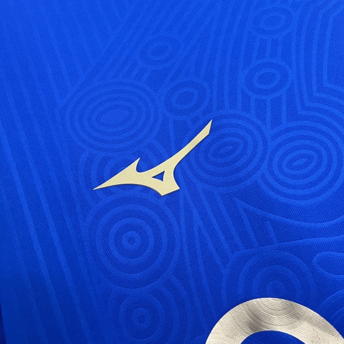 Fan Version 2025-2026 AS Monaco Away Blue Soccer Jersey Football Shirt