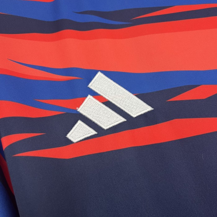 Fans Version 2025-2026 Club Universidad de Chile Orange/Blue Soccer Training Jersey Football Shirt