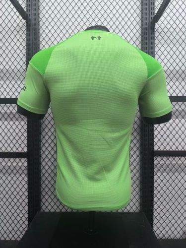 Player Version 2025-2026 Liverpool Green Goalkeeper Soccer Jersey Football Shirt