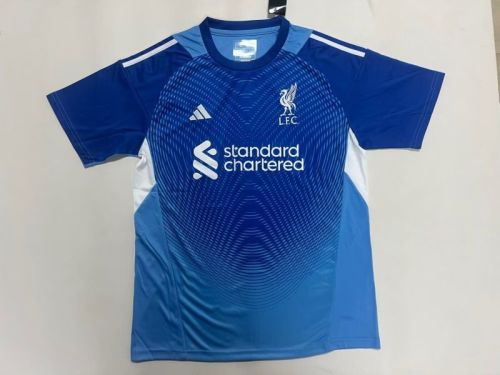 Fan Version 2025-2026 Liverpool Blue Goalkeeper Soccer Jersey Football Shirt