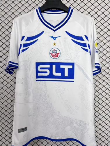 Fans Version 2025-2026 Hansa Rostock Away White Soccer Jersey Football Shirt