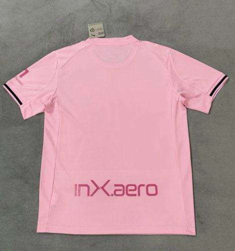 with Sponor Logo Fans Version 2025-2026 Palermo Home Soccer Jersey Football Shirt