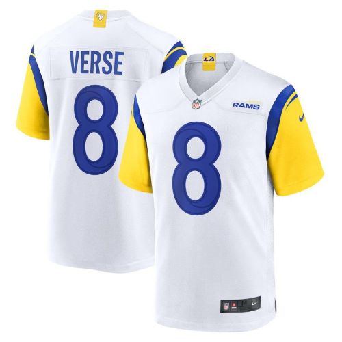 New Los Angeles Rams 8 VERSE White NFL Jersey