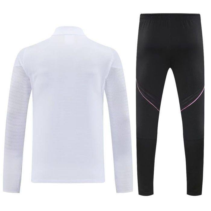 2025-2026 Juventus White Soccer Training Sweater and Pants Football Kit