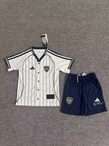 Youth/Kids 2025-2026 Boca Juniors White Baseball Jersey Child MLB Shirt
