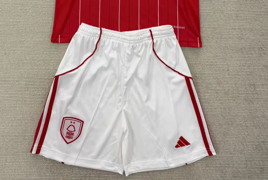 Fan Version 2025-2026 Nottingham Forest Home Soccer Shorts Football Shorts