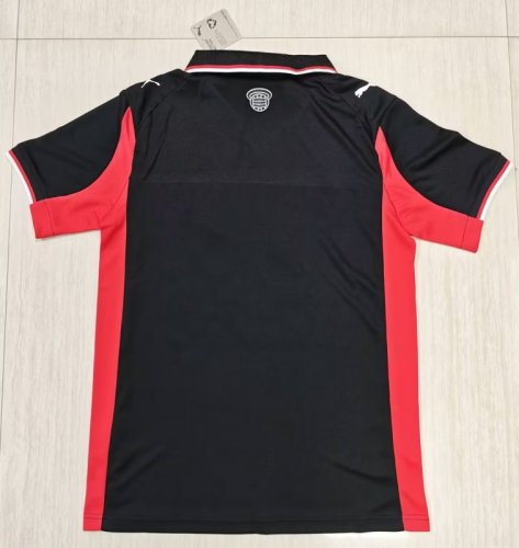 with Sponor Logo Fan Version 2025-2026 Southampton Third Away Black Soccer Jersey Football Shirt