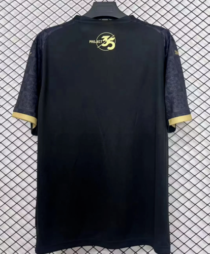 Fans Version 2025-2026 Plymouth Argyle Away Black Soccer Jersey Football Shirt