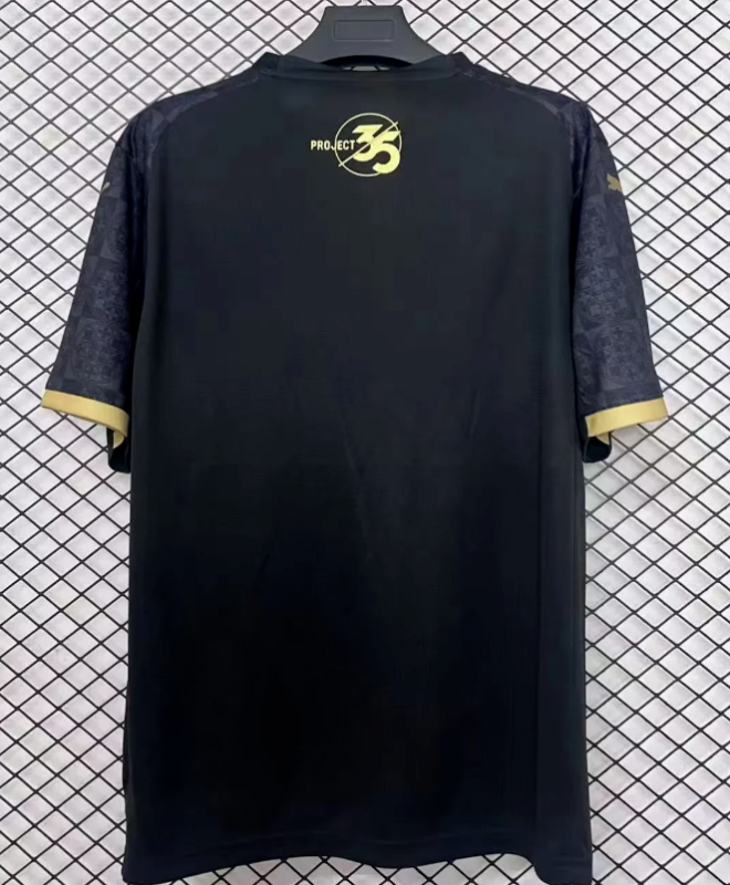 Fans Version 2025-2026 Plymouth Argyle Away Black Soccer Jersey Football Shirt