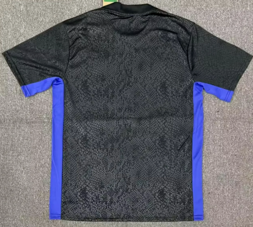 Barca Camisetas de Futbol Fans Version 2025-2026 Barcelona Manba Black Soccer Jersey