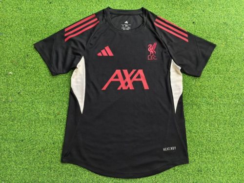Player Version 2025-2026 Liverpool Black Soccer Training Jersey Football Shirt