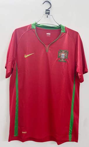 Retro Jersey 2008-2010 Portugal Home Soccer Jersey Vintage Football Shirt