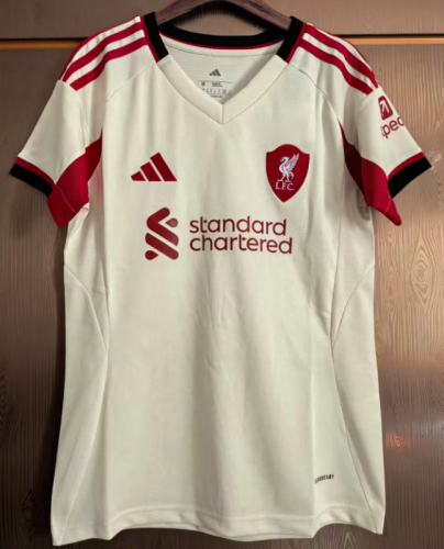 Women 2025-2026 Liverpool Away Soccer Jersey Girl Football Shirt