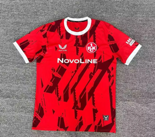 Fan Version 2025-2026 1. FC Kaiserslautern Home Soccer Jersey Football Shirt
